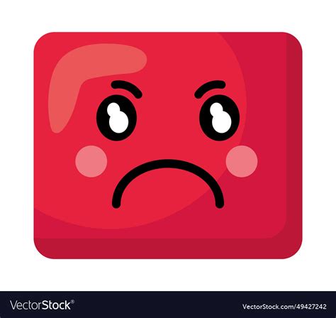 Emotions angry design Royalty Free Vector Image