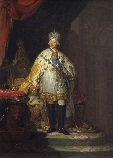 Portrait of Emperor Paul I, 1800 - Vladimir Borovikovsky - WikiArt.org