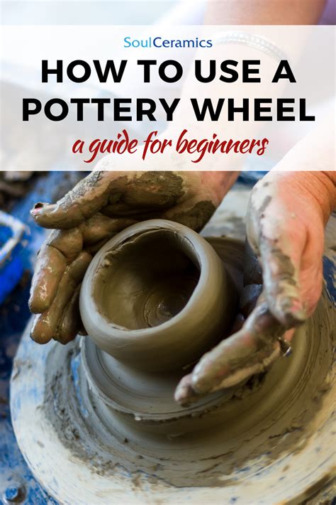 a person making pottery on a potter's wheel with text overlay reading ...