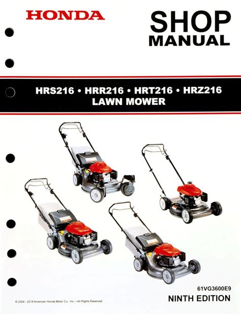 Honda Lawn Mower Service Manual | Reviewmotors.co