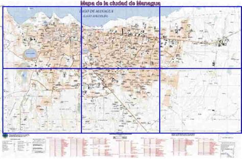 Mapa De Managua Y Sus Municipios