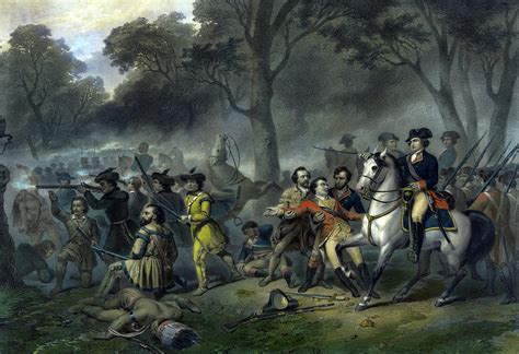 Washington the Soldier, Battle of the Monongahela Painting by American History - Fine Art America