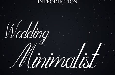 Wedding Minimalist Font Free Download - FreeFontDL