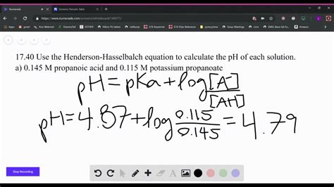 Henderson Hasselbalch Equation Calculator