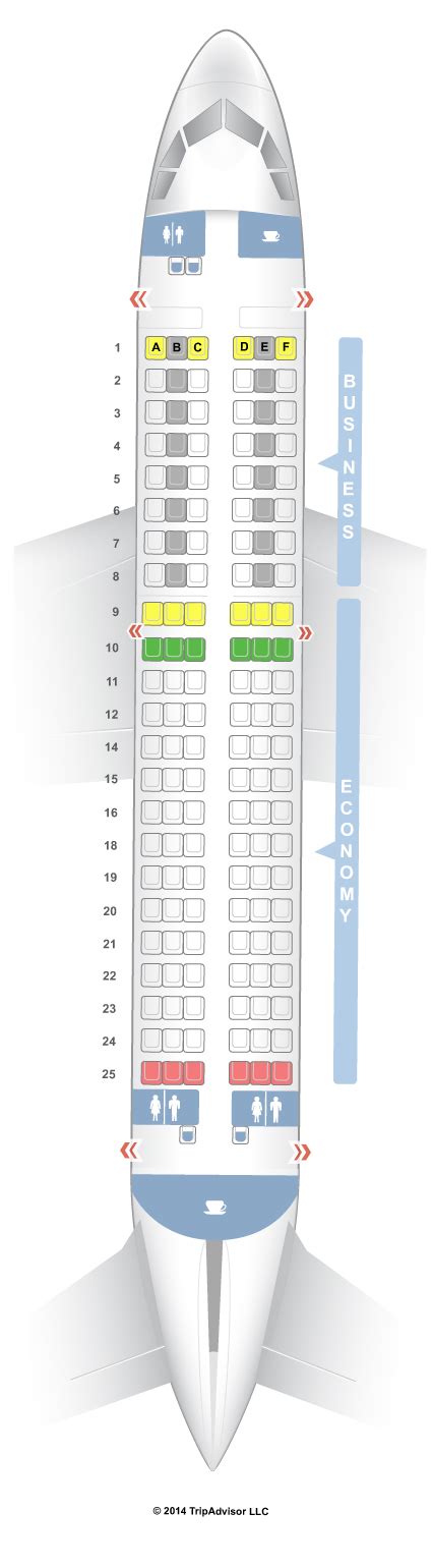 SeatGuru Seat Map Lufthansa Airbus A319 (319)