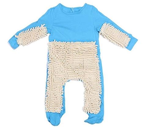 A Baby Mop-Onesie Actually Exists And People Have Mixed Opinions