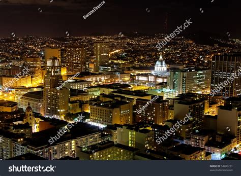 San Franciscos City Hall Night Seen Stock Photo 54400231 - Shutterstock