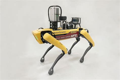 Spot robot dog can smell airborne gas or chemical hazards in real-time