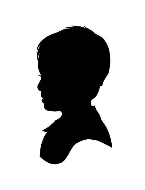 Boy Face Silhouette at GetDrawings | Free download