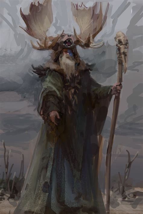 ArtStation - Sketch - druid, Lucas Örström