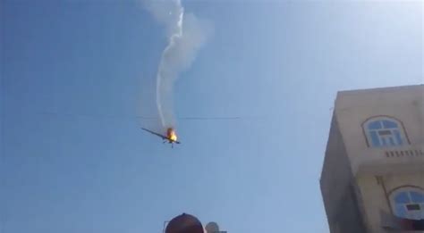 Video Shows US Drone Shot Down By Houthi Rebels In Yemen