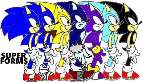 Sonic the hedgehog Animation (Including some Super/Other/random Forms) - NOT PRECISE! - YouTube