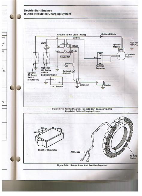 Briggs And Stratton Voltage Regulator Wiring Diagram