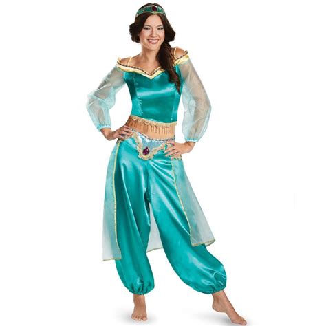 Halloween Aladdin magic lamp Aladin Jasmijn Prinses Cosplay Kostuums Volwassen Carnaval Party ...