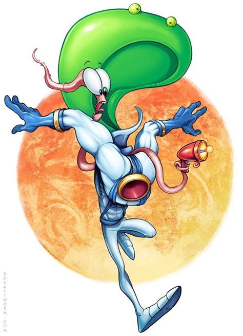 Pin by 》Fote《 on Искусство | Earthworm jim, Earthworms, Sketches