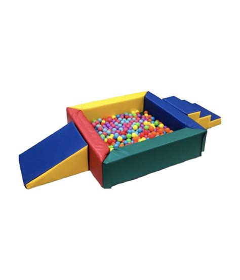 Ball Pond soft play equipment with Steps & Slider | SoftPlay Toys4Kids ltd