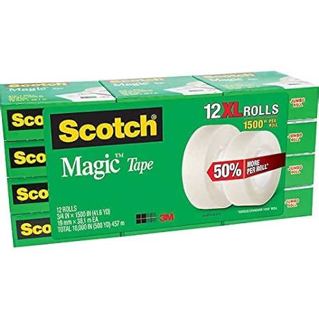 Amazon.com: Scotch magic Tape Refill 1" Core 3/4"x1500" 12 pk : Office ...