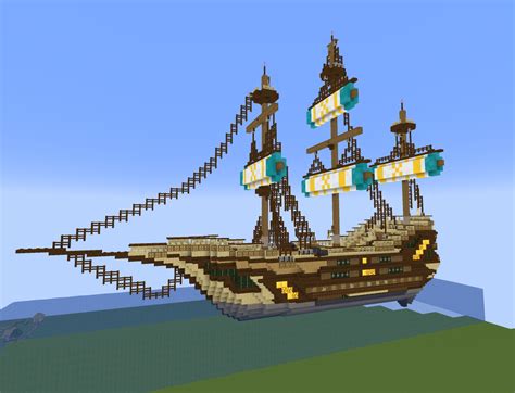 Minecraft Cargo Ship Schematic