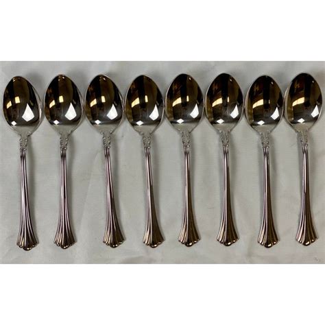 Reed & Barton 1800 Stainless Steel Luxury Flatware - Set of 47 | Chairish