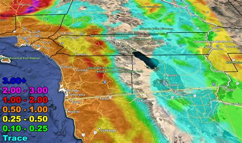 First In the Series of Storm Fronts to Move into Southern California Today, Bringing Renewed ...