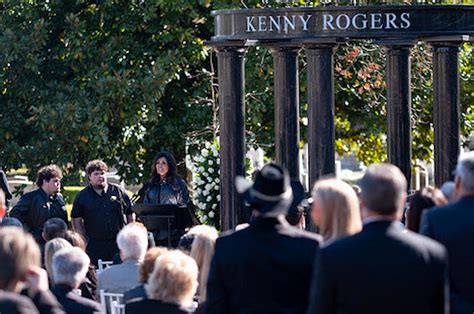 Kenny Rogers' Family + Friends Gather For His Memorial Service