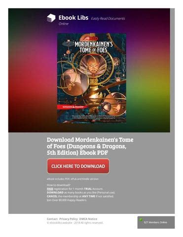 Download Mordenkainen's Tome of Foes (Dungeons & Dragons, 5th Edition) Ebook PDF by ad927455e8 ...