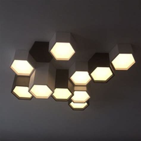 Simple DIY Hexagon Combination Ceiling Lamp — Original Tree Lights