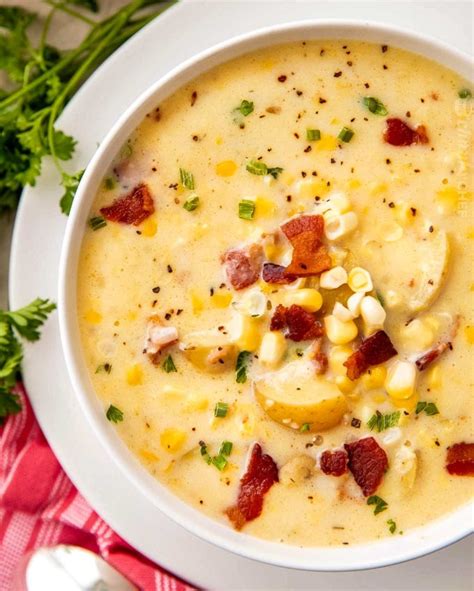 HEARTY HOMEMADE CORN CHOWDER #Soup #SoupRecipes #CornChowder | Hot Recipes