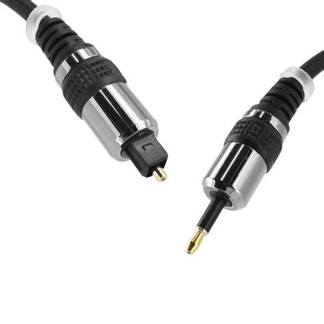 75cm Toslink to 3.5mm Optical Jack Digital Audio 5mm Thick Cable Gold Plated | eBay