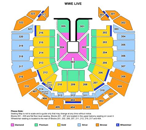 Perth Arena Seating Plan