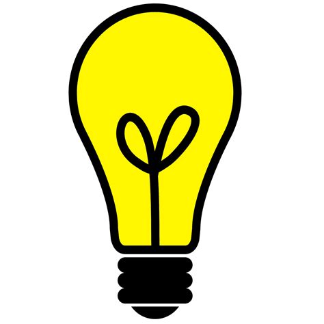 Light Bulb Shining Icon - Free image on Pixabay