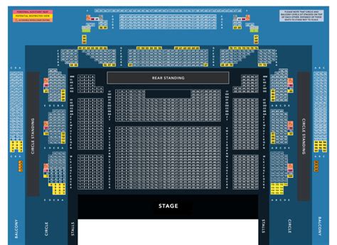 University of Wolverhampton at The Halls | Seating Map