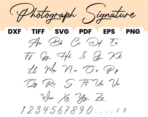 Photograph Signature Fonts, Handwriting Fonts, Handwritten Fonts, Text Fonts, Cricut Fonts ...