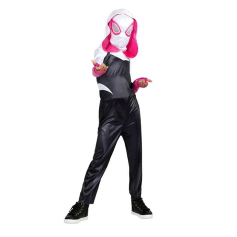 Girls' Marvel Spider Gwen Costume by Jazwares - Size Small - Walmart.com