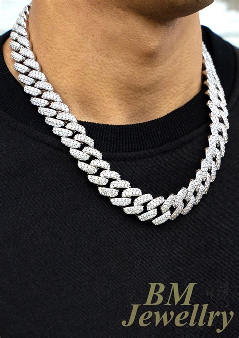 Iced Out Diamond Chains at Jaime Gillespie blog