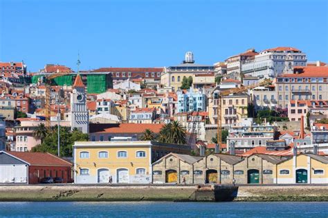 View of Lisbon from Tagus River Editorial Image - Image of cityscape ...