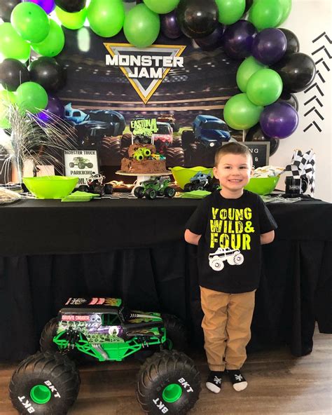 Monster truck birthday party | Monster jam birthday party, Monster truck theme birthday, Monster ...