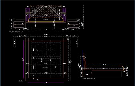 Bedroom Design DWG Block for AutoCAD • Designs CAD