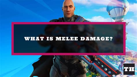 What is melee damage in Fortnite? - Try Hard Guides