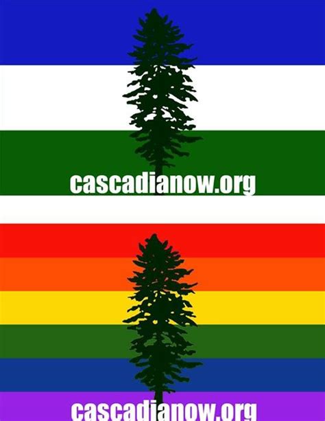 Cascadia Doug Flag and Cascadia Rainbow Pride flag sticker design | Rainbow flag pride, Sticker ...