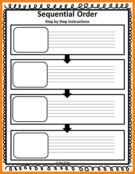 9+ sequence graphic organizer | awards templates Award Template, Order Book, Note Taking ...