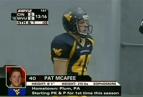 Pat McAfee West Virginia Highlights