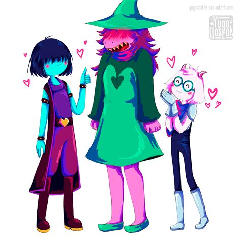 Main characters #3 - Deltarune by YugoVostok on DeviantArt