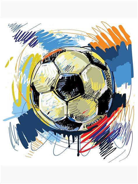 "Hand drawn with graffiti sport football" Canvas Print by lovingangela | Redbubble