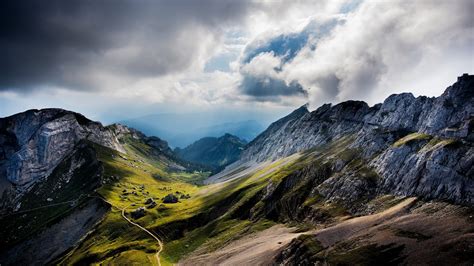 Mountain Range in Switzerland UHD 4K Wallpaper | Pixelz