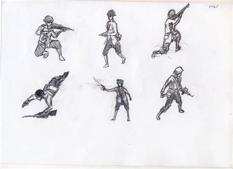 soldier sketches by Sashiri on DeviantArt