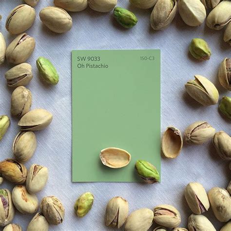 Break out of your shell with our bold new green hue, Oh Pistachio SW 9033. Green Paint Colors ...