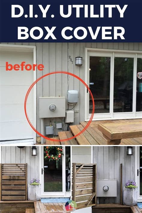 DIY Utility Box Cover That Opens Easily! | Diy outdoor, Outdoor diy ...