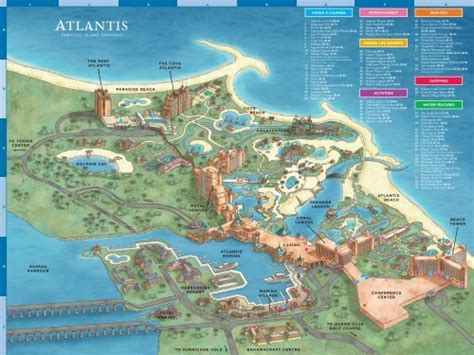 Resort Map - Atlantis Resort and Casino