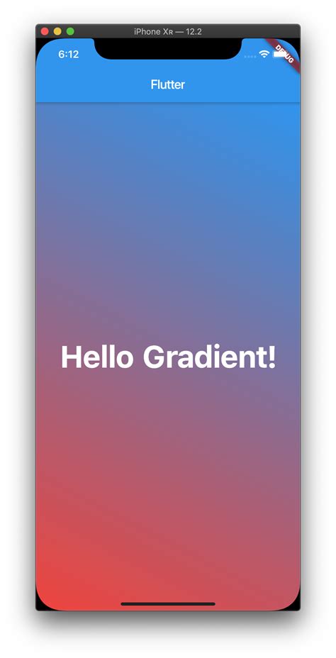 Set Gradient Background Flutter